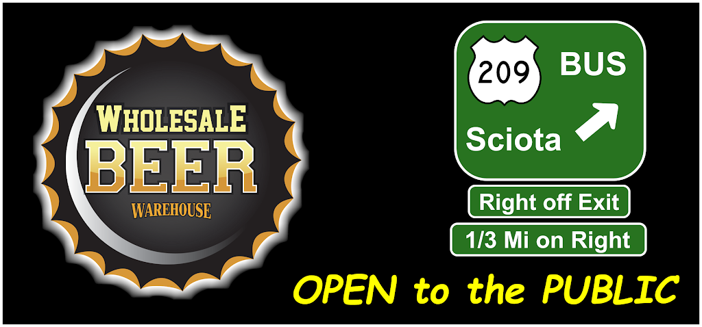 Wholesale Beer Warehouse | 5770 US-209, Sciota, PA 18354 | Phone: (570) 992-3377