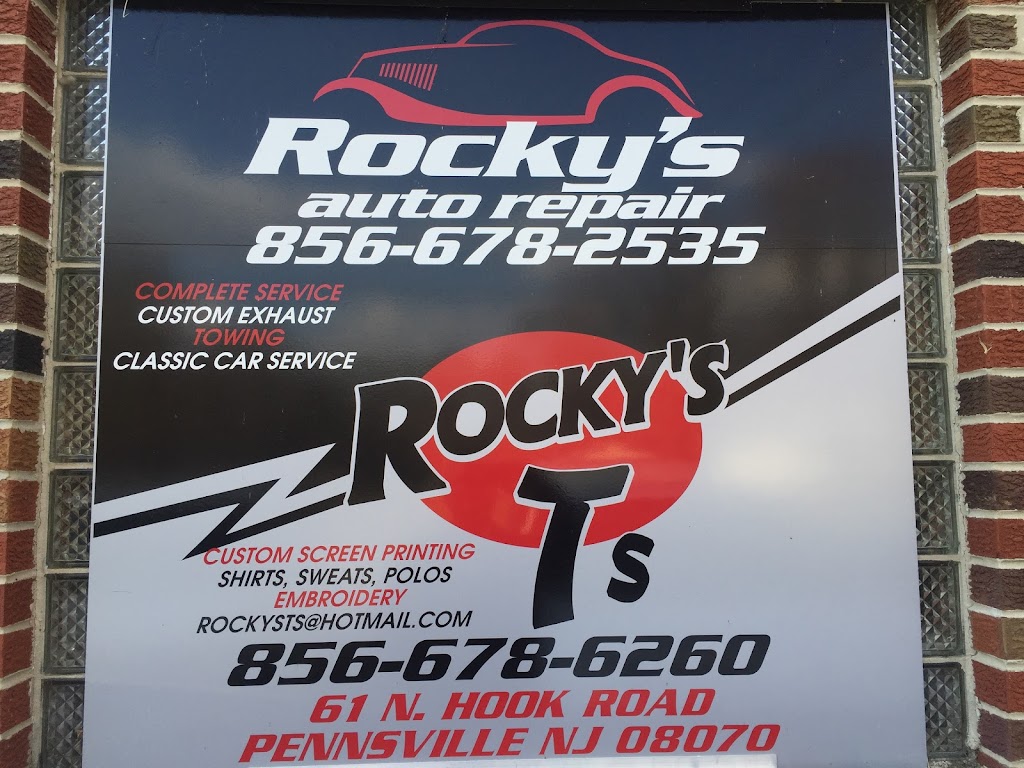 Rockys Ts & Auto Repair | 61 N Hook Rd, Pennsville Township, NJ 08070 | Phone: (856) 678-2535