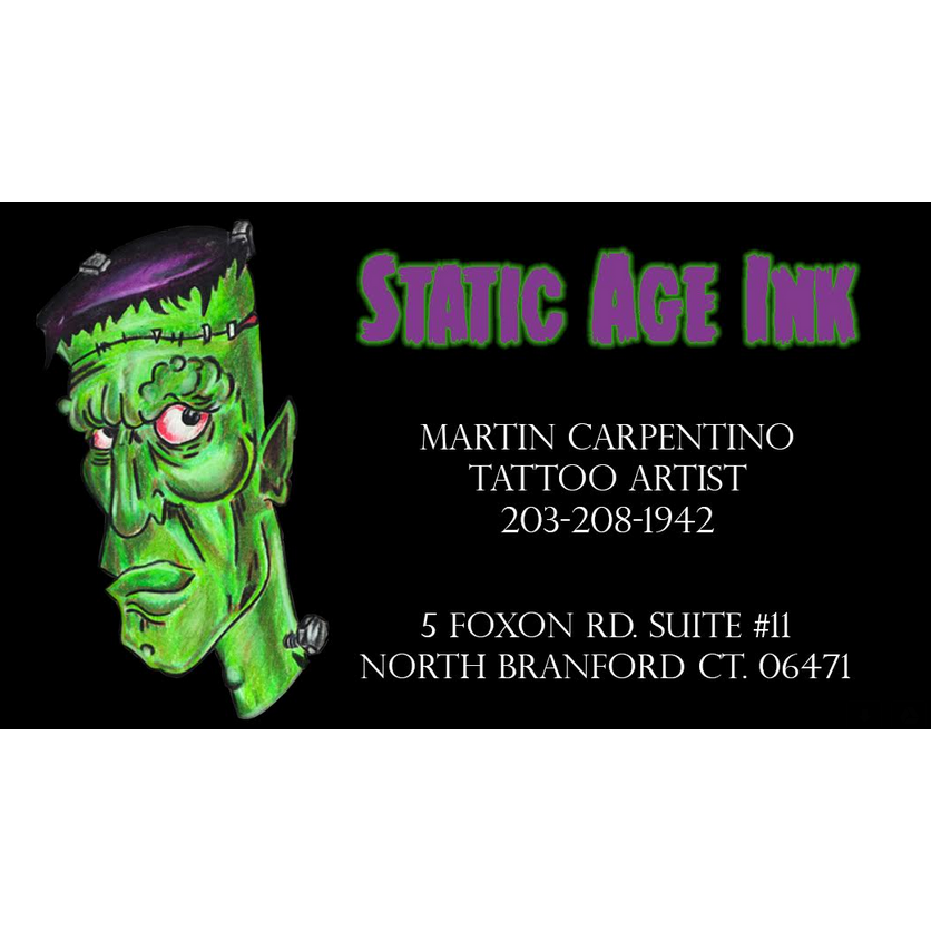 Static Age Ink | 5 Foxon Rd #11, North Branford, CT 06471 | Phone: (203) 208-1942