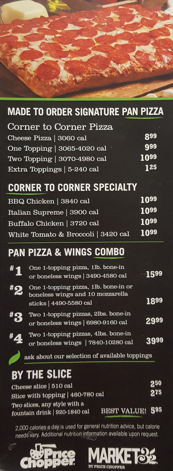 Bella Roma Pizza At Price Chopper | Westfall #202, 1025 Pennsylvania Ave, Matamoras, PA 18336 | Phone: (570) 491-5612