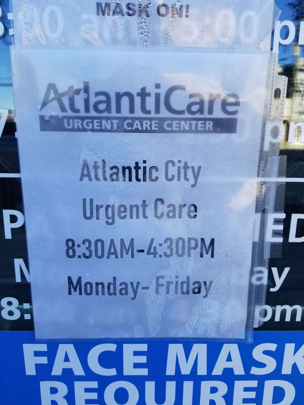 AtlantiCare Urgent Care Atlantic City | 3830 Atlantic Ave, Atlantic City, NJ 08401 | Phone: (609) 572-8290