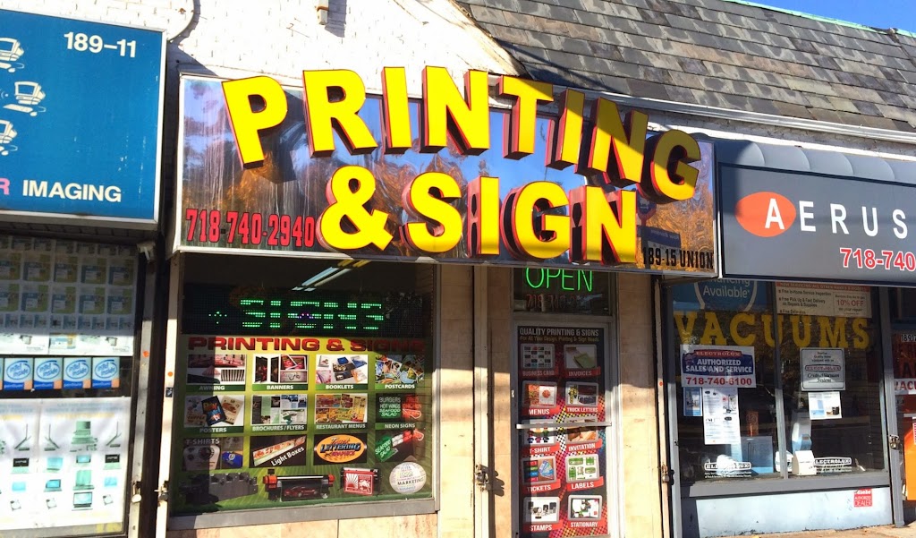 Quality Printing & Signs | 189-15 Union Tpke, Fresh Meadows, NY 11366 | Phone: (718) 740-2940