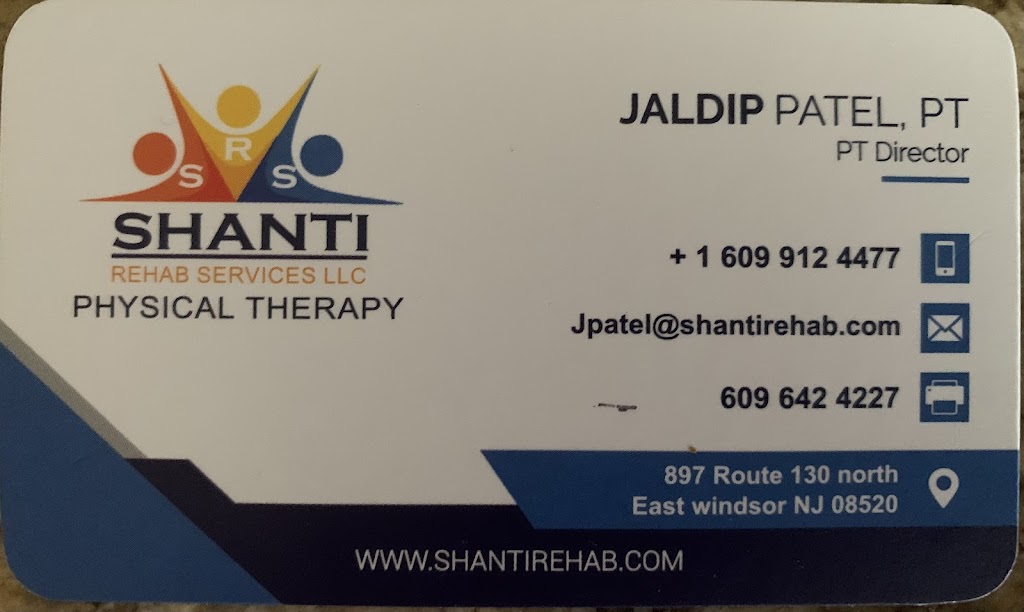 Shanti Physical Therapy | 897 US-130, East Windsor, NJ 08520 | Phone: (609) 912-4477