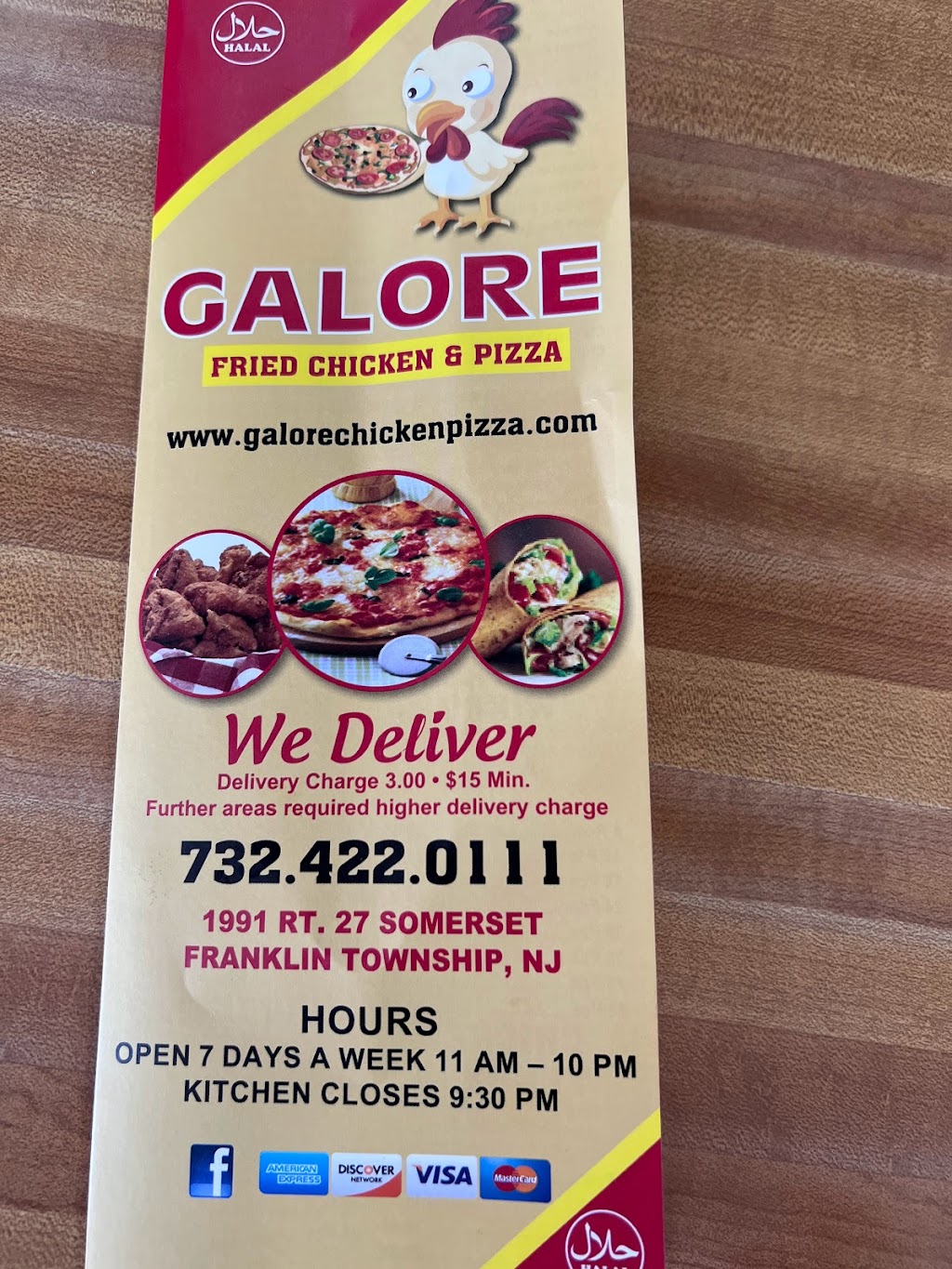 Galore Fried Chicken & Pizza | 1991 NJ-27, Somerset, NJ 08873 | Phone: (732) 422-0111