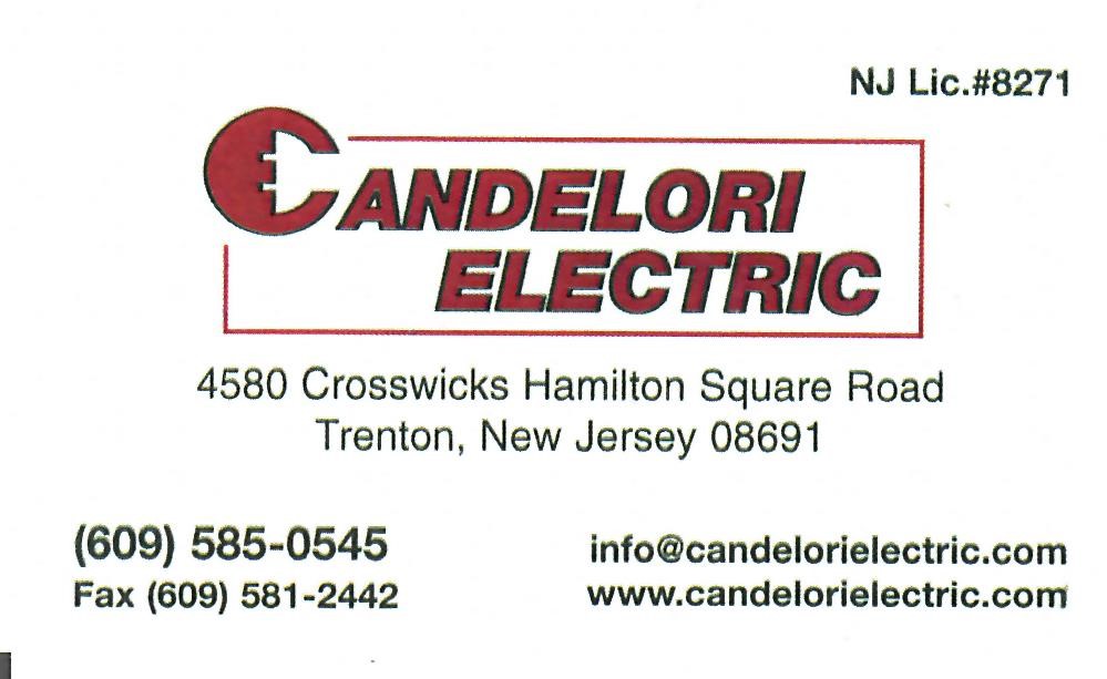 Candelori Electric LLC | 4580 Crosswicks Hamilton Square Rd, Trenton, NJ 08691 | Phone: (609) 585-0545