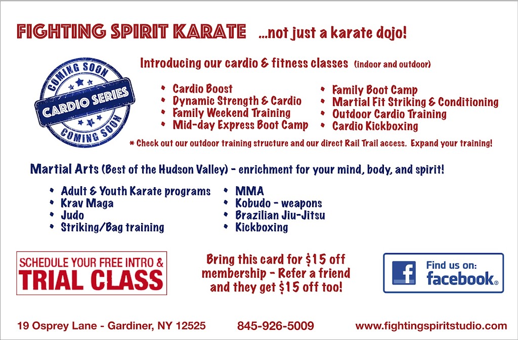 Fighting Spirit Karate & Fitness | 19 Osprey Ln, Gardiner, NY 12525 | Phone: (845) 633-8219