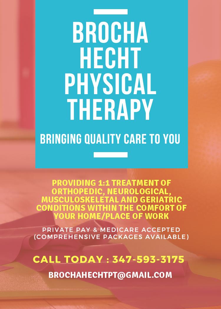 Brocha Hecht Physical Therapy (Home Care) | 571 Elm St #3336, West Hempstead, NY 11552 | Phone: (347) 593-3175