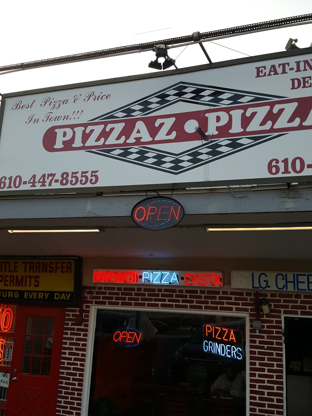 Pizzaz Pizza | 1937 MacDade Boulevard, Woodlyn, PA 19094 | Phone: (610) 447-8555