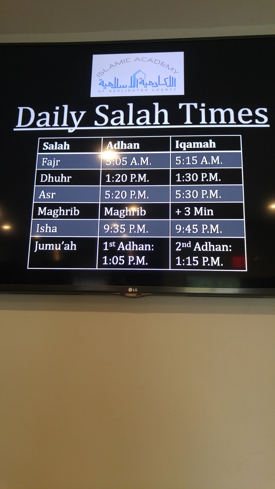Islamic Academy Of Burlington County | 613 Sunset Rd, Burlington, NJ 08016 | Phone: (609) 531-2206