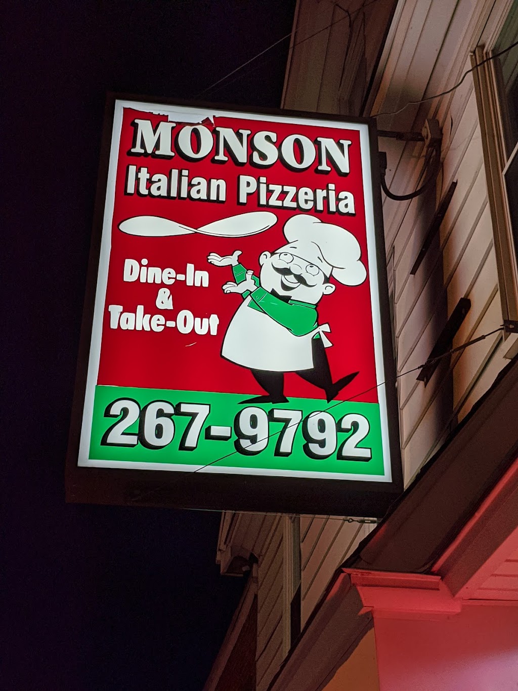 Monson Italian Pizzeria | 136 Main St, Monson, MA 01057 | Phone: (413) 267-9792