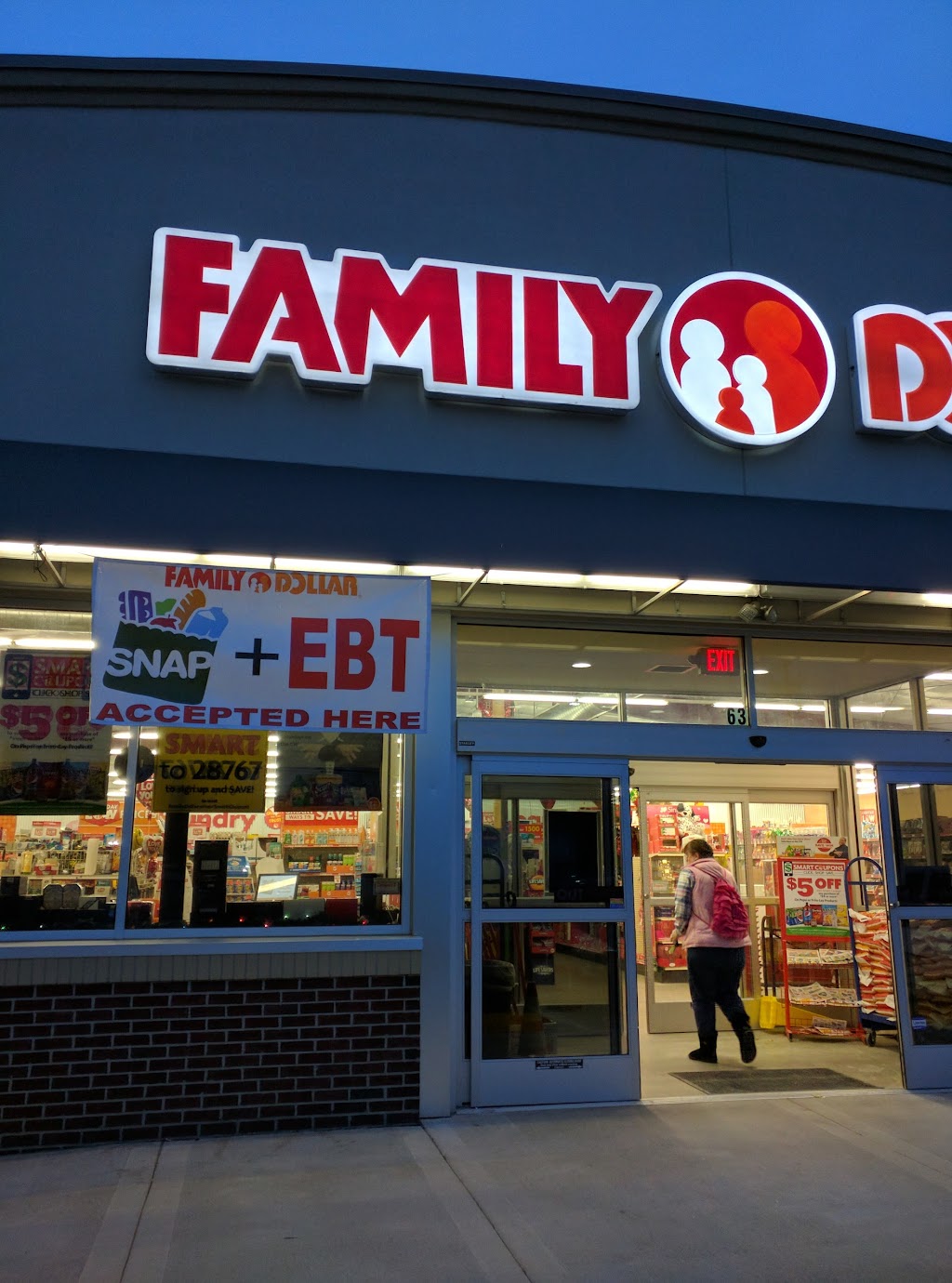 Family Dollar | 63 W Stafford Rd, Stafford, CT 06076 | Phone: (860) 458-1001