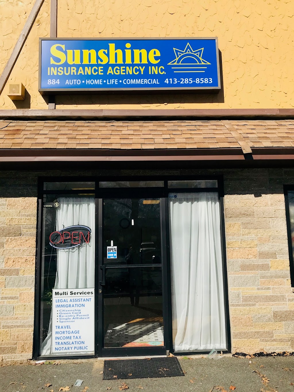 Sunshine Insurance Agency Inc. | 884 Sumner Ave, Springfield, MA 01108 | Phone: (413) 285-8583