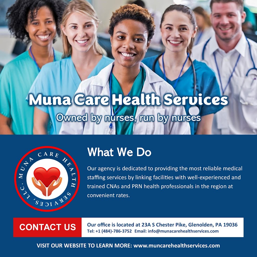 Muna Care Health Services | 23A S Chester Pike, Glenolden, PA 19036 | Phone: (484) 786-3752