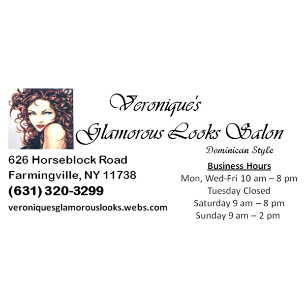 Veroniques Galmorous Looks Salon | 626 Horseblock Road, Farmingville, NY 11738 | Phone: (631) 320-3299