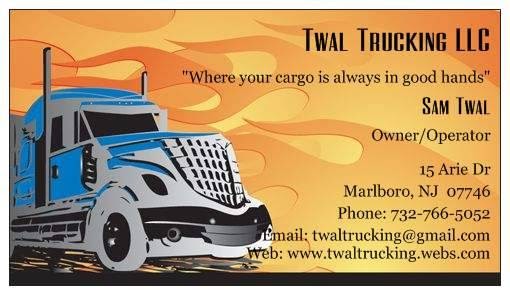 Twal Trucking LLC | 15 Arie Dr, Marlboro, NJ 07746 | Phone: (732) 766-5052