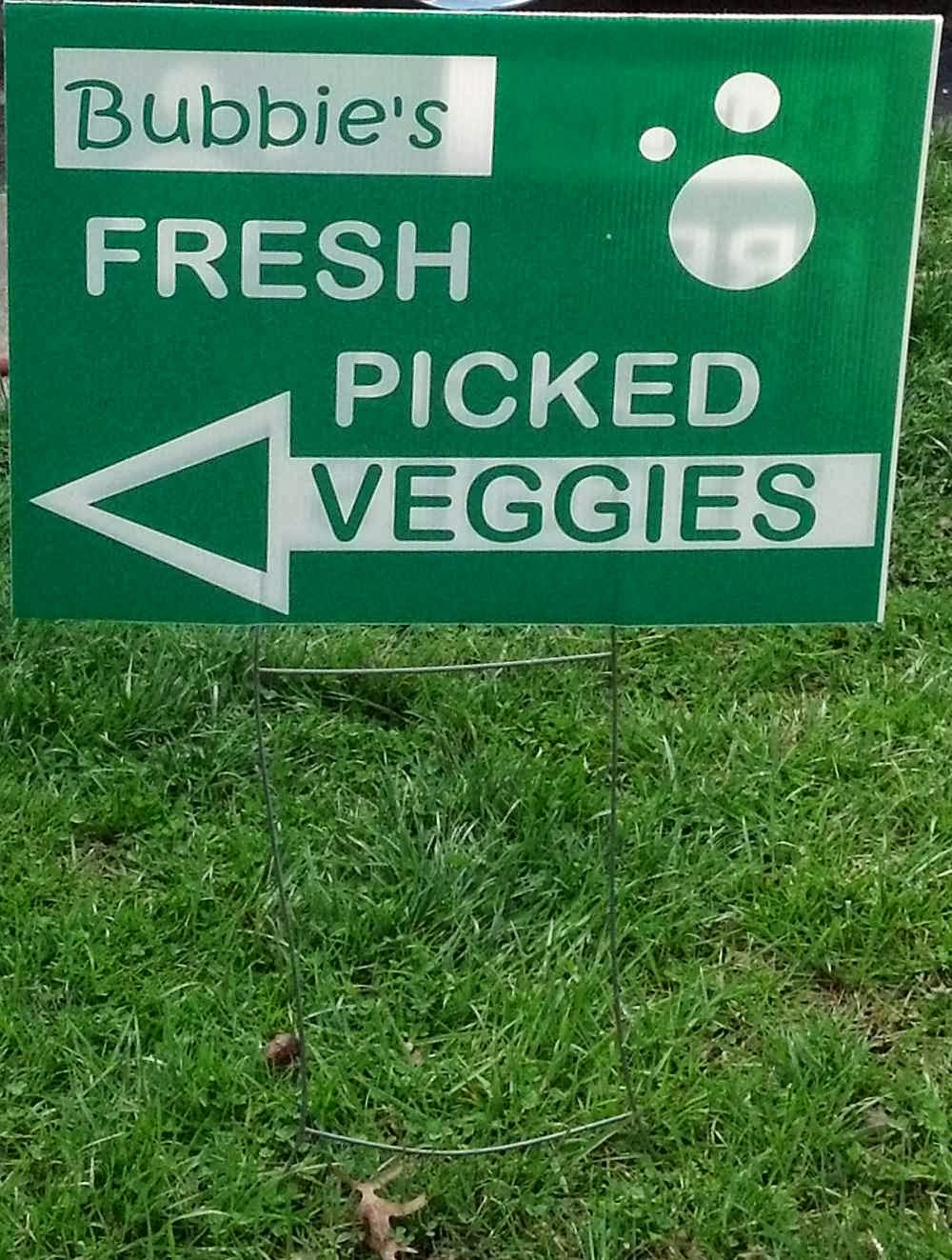 Bubbies Fresh Picked Veggies | 1 Moran Dr, Columbus, NJ 08022 | Phone: (609) 752-2105