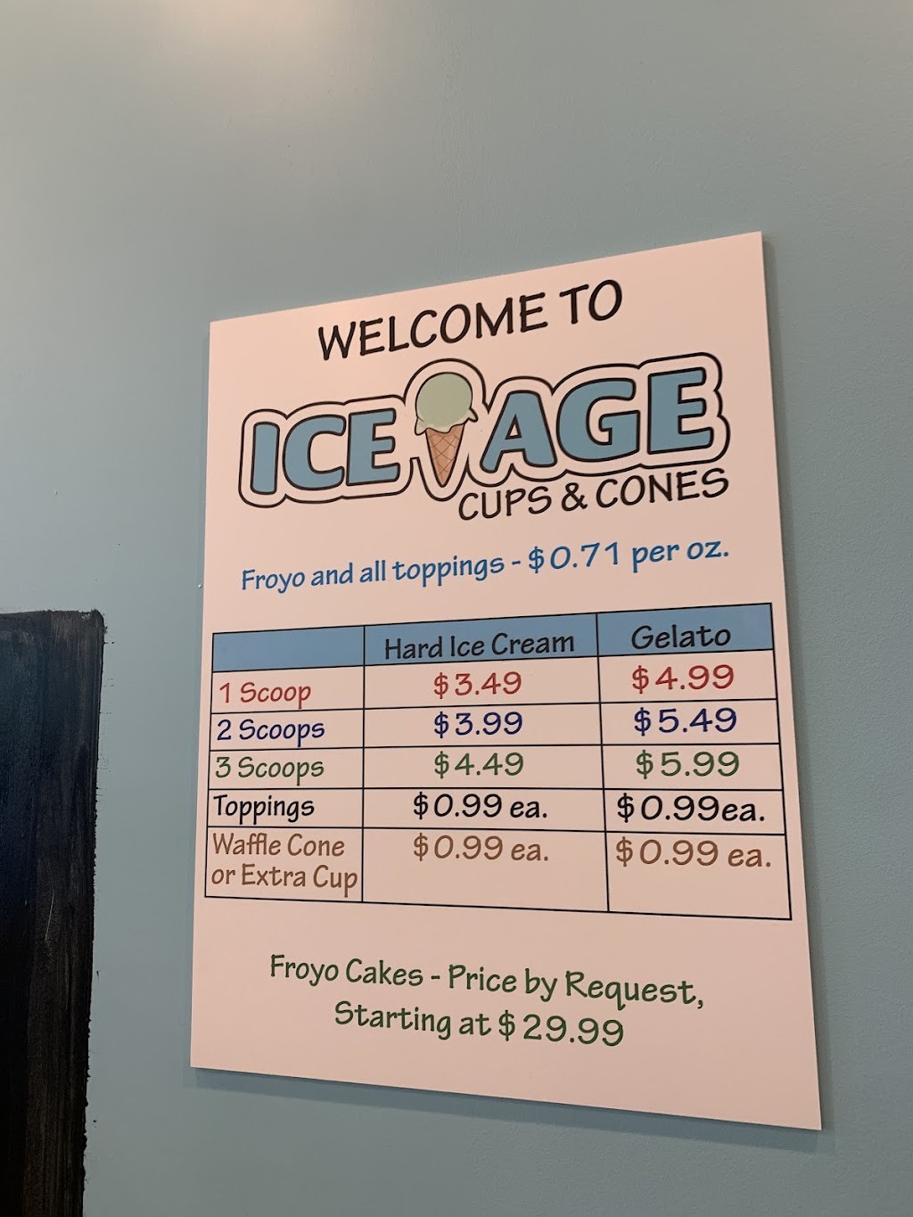 Ice Age Cups & Cones | 1095 Kennedy Rd #7B, Windsor, CT 06095 | Phone: (860) 683-2236