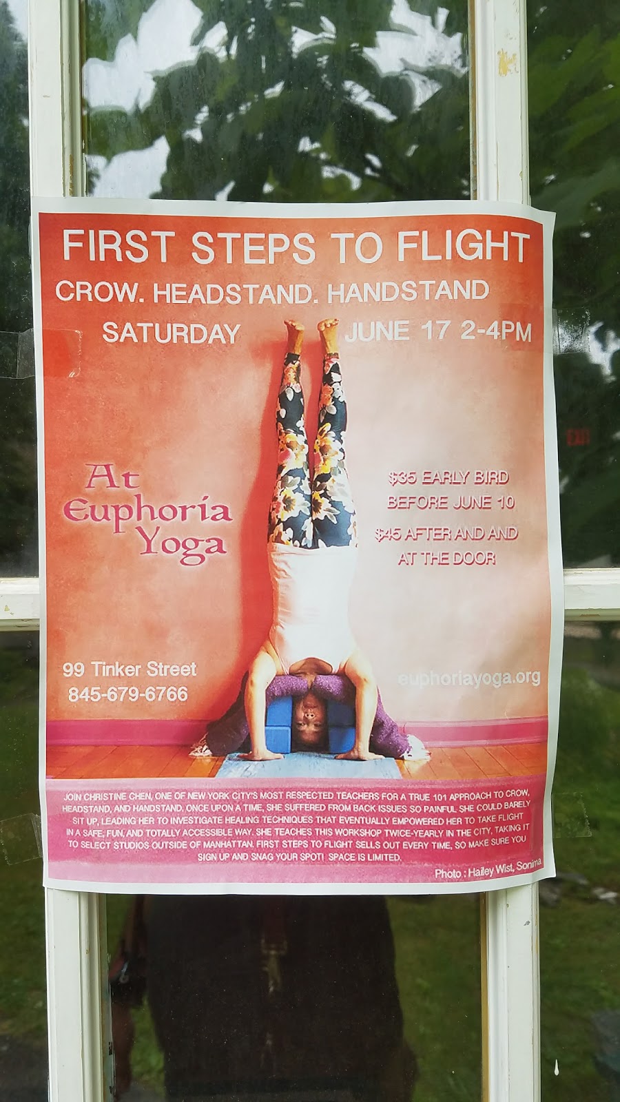 Euphoria Yoga | 99 Tinker St, Woodstock, NY 12498 | Phone: (845) 679-6766