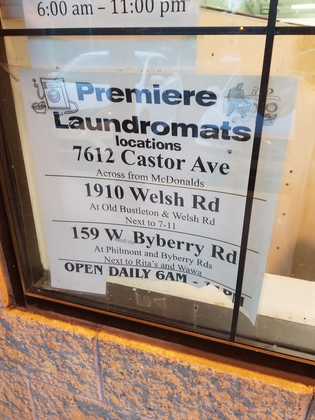 Premiere Laundromat | 159 Byberry Rd, Philadelphia, PA 19116 | Phone: (215) 803-0732