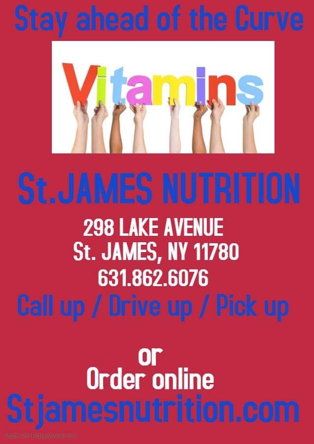 St. James Nutrition | 213 Lake Ave, St James, NY 11780 | Phone: (631) 862-6076