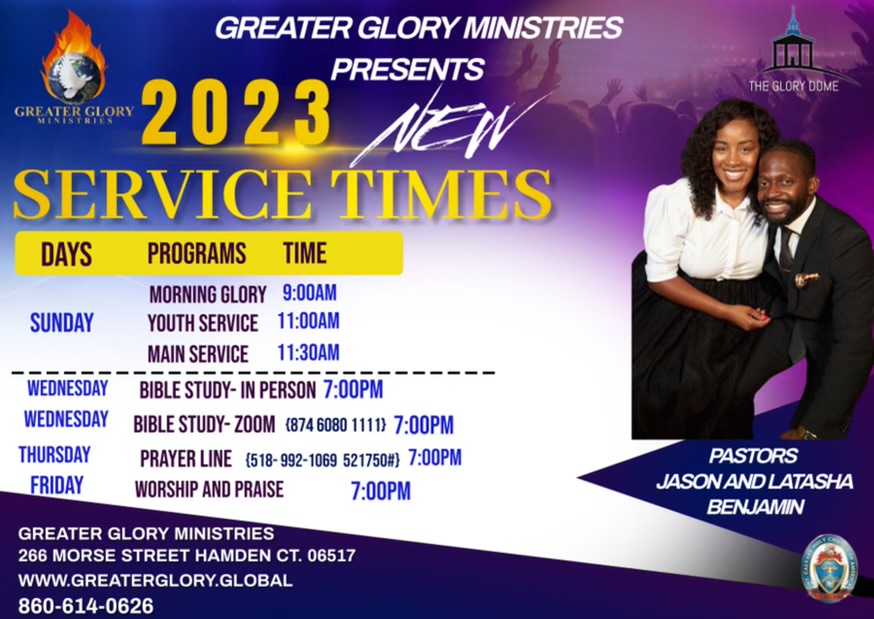 Greater Glory Ministries Hamden/New Haven | 266 Morse St, Hamden, CT 06517 | Phone: (860) 614-0626