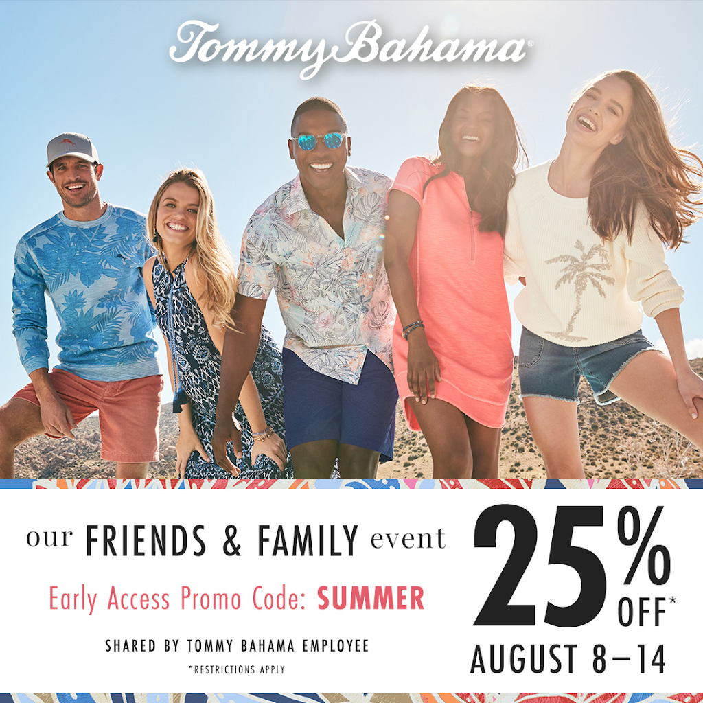 Tommy Bahama | 500 W Farms Mall space c201, Farmington, CT 06032 | Phone: (860) 521-1266