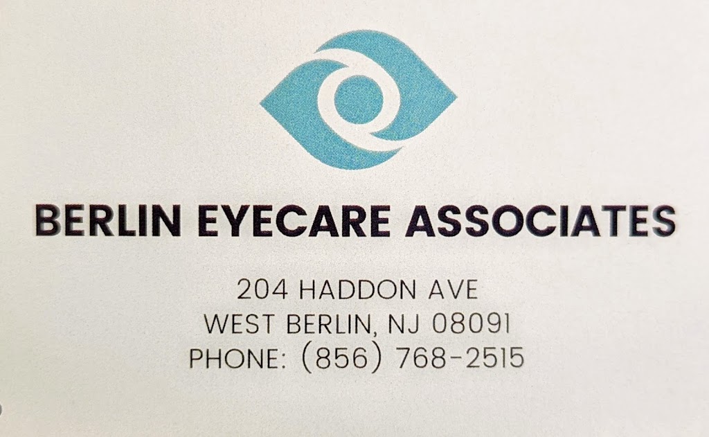 Berlin Eyecare Associates | 204 Haddon Ave, West Berlin, NJ 08091 | Phone: (856) 768-2515