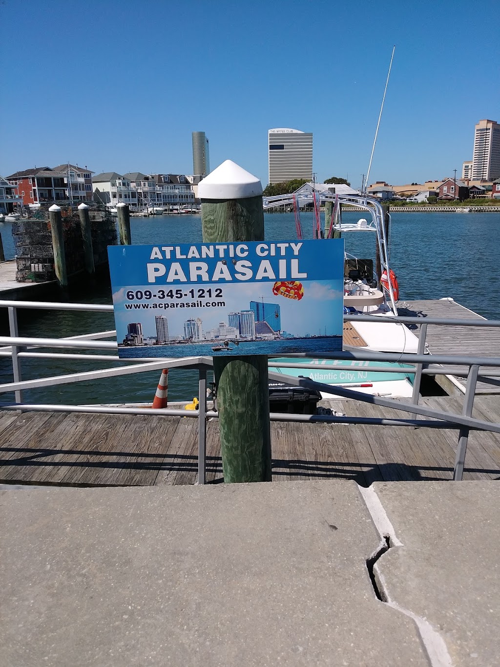 Atlantic City Parasail | 850 N Rhode Island Ave, Atlantic City, NJ 08401 | Phone: (609) 345-1212
