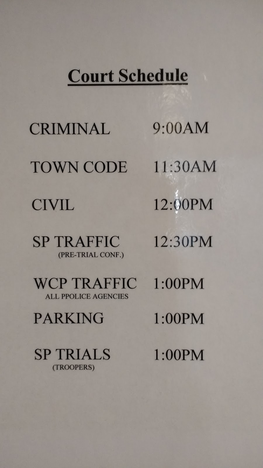 The Town of Cortlandt Court | 1 Heady St, Cortlandt, NY 10567 | Phone: (914) 734-1092