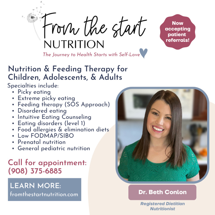 Pediatric/Family Dietitian | From the Start Nutrition, LLC | 80 Charles Rd, Stirling, NJ 07980 | Phone: (908) 331-0876