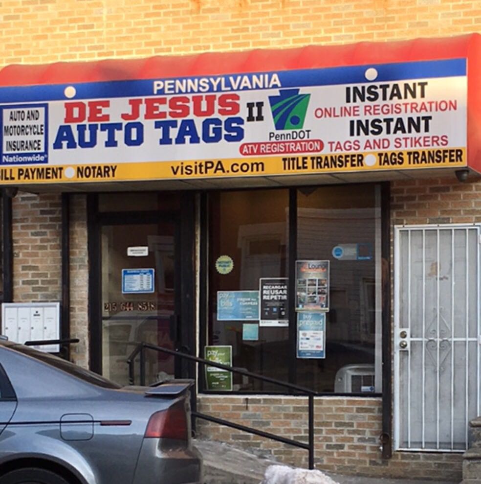 Dejesus Auto Tags II INC | 3341 N Front St, Philadelphia, PA 19140 | Phone: (215) 644-8518