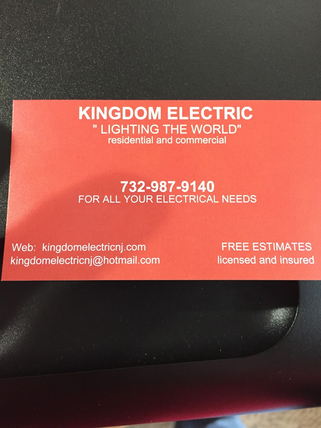 Kingdom Electric | 216 Katie Lynn Ct #6353, Brick Township, NJ 08723 | Phone: (732) 987-9140