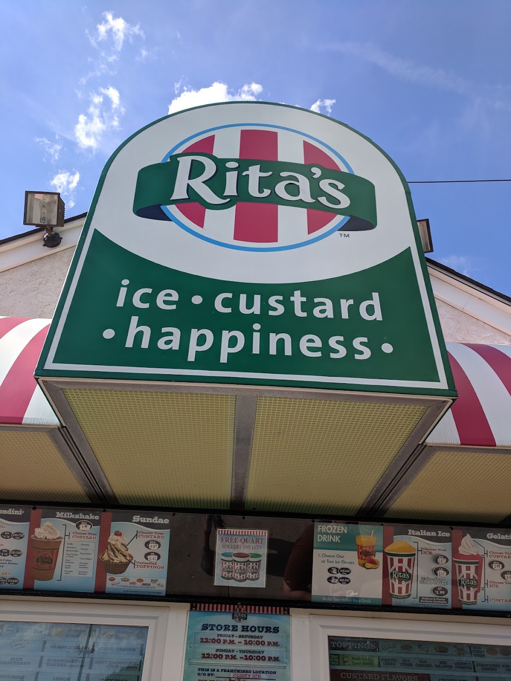 Ritas Italian Ice & Frozen Custard | 125 N Maple Ave, Evesham, NJ 08053 | Phone: (856) 596-3230