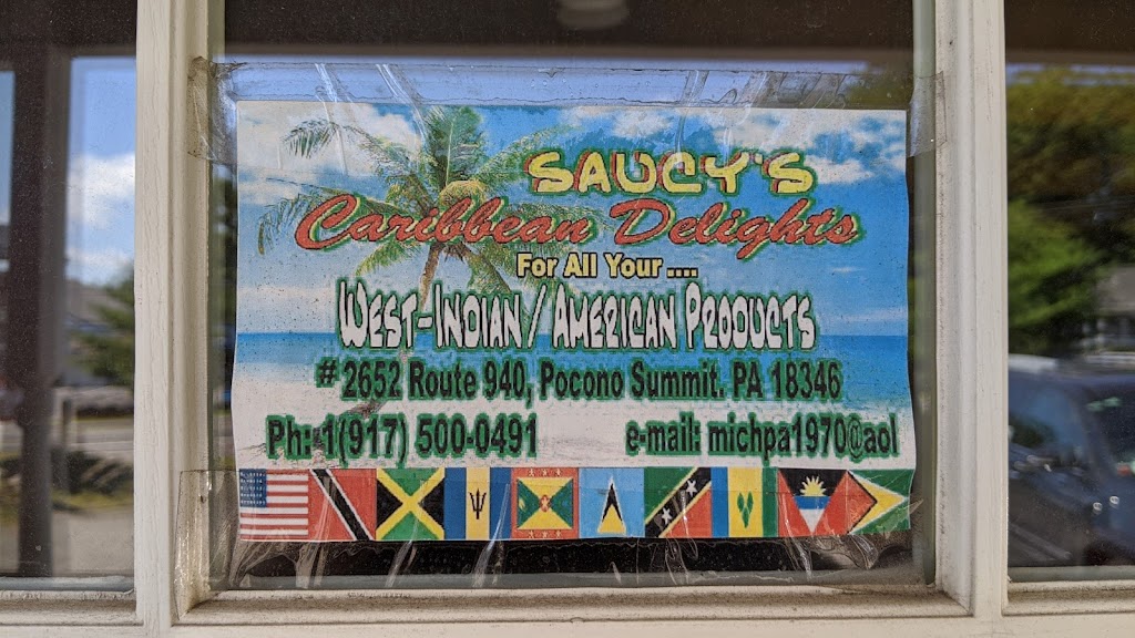 Saucys Caribbean Delights | 2652 PA-940, Pocono Summit, PA 18346 | Phone: (917) 500-0491