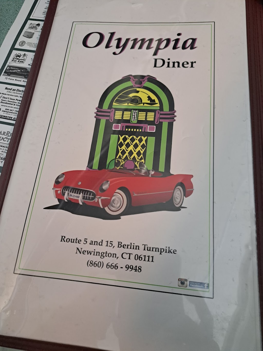 Olympia Diner | 3413 Berlin Turnpike, Newington, CT 06111 | Phone: (860) 666-9948