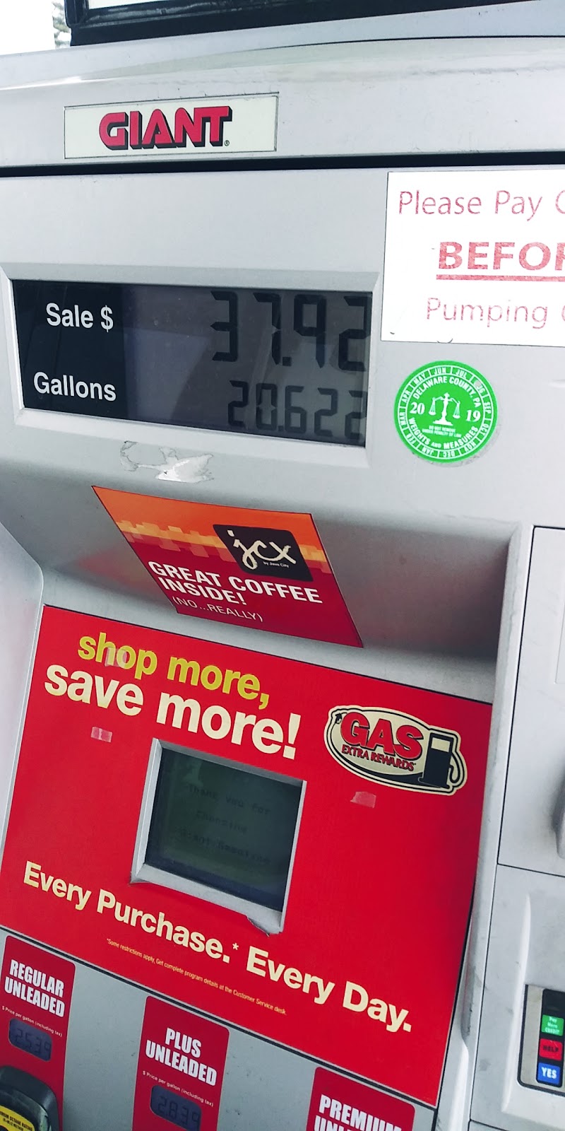 Gas Station - Giant Kiosk | 3481 Concord Rd, Aston, PA 19014 | Phone: (610) 364-1936