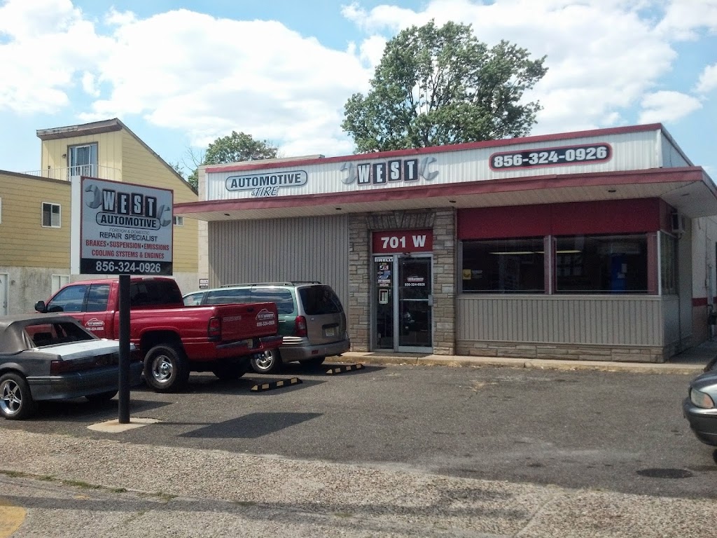 West Automotive And Tire | 701 W Maple Ave, Merchantville, NJ 08109 | Phone: (856) 324-0926