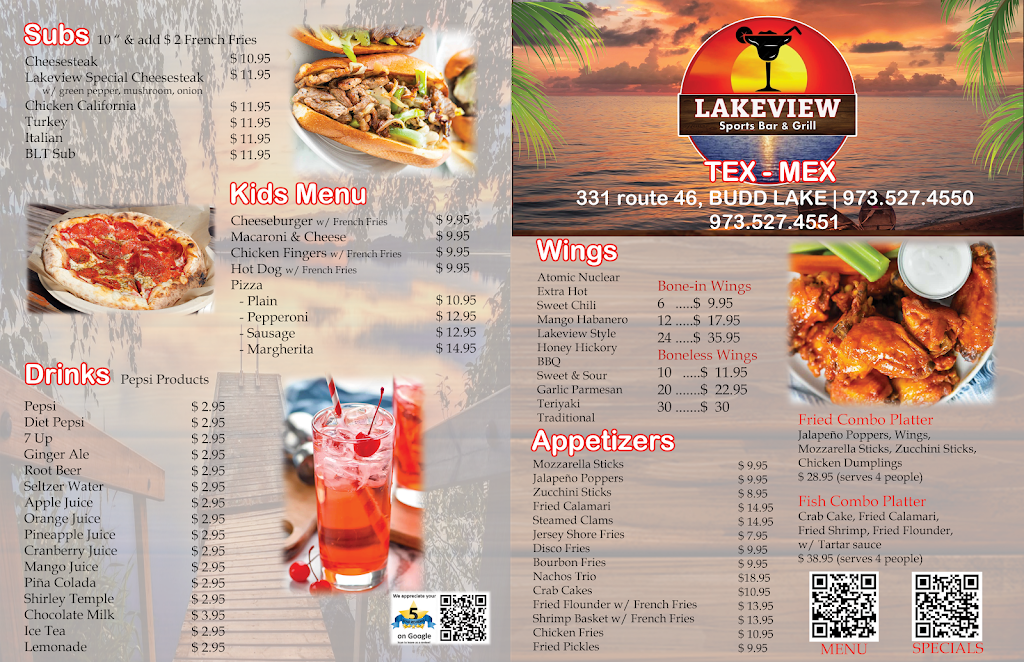 Lakeview Sports Bar & Grill | 331 US-46, Budd Lake, NJ 07828 | Phone: (973) 527-4550