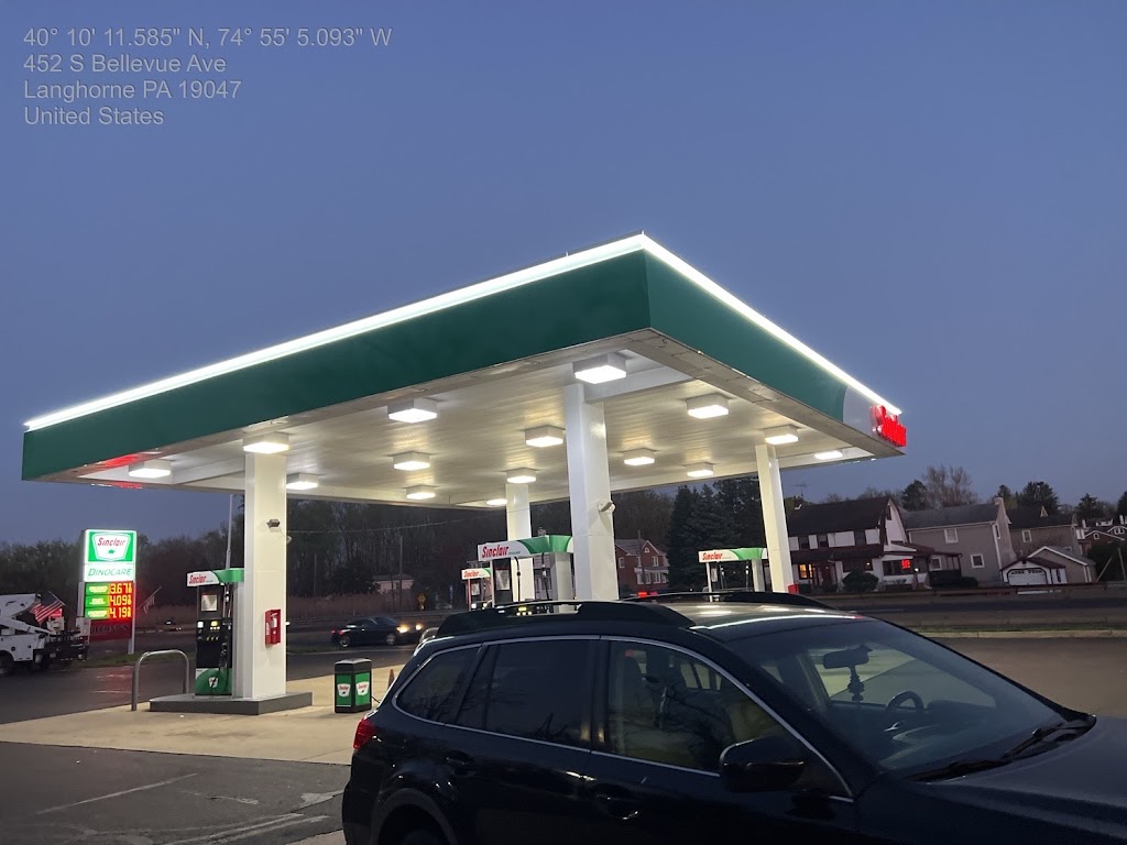 Picerno’s Gas -SINCLAIR | 452 S Bellevue Ave, Langhorne, PA 19047 | Phone: (215) 702-7200