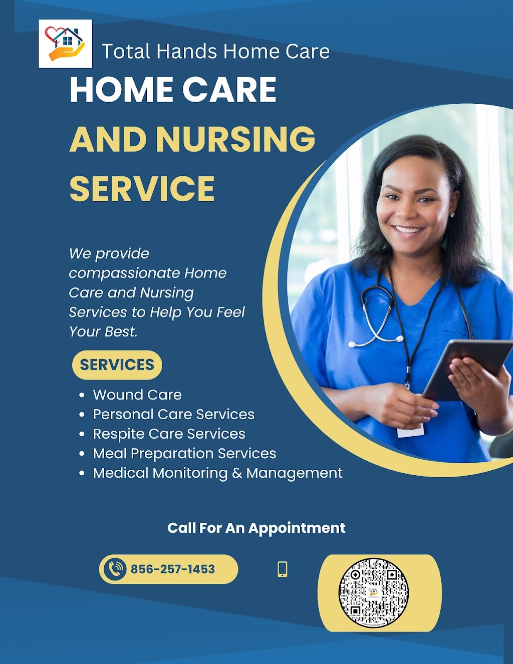 Total Hands Home Care | 125 Gaither Dr A, Mt Laurel Township, NJ 08054 | Phone: (856) 257-1453