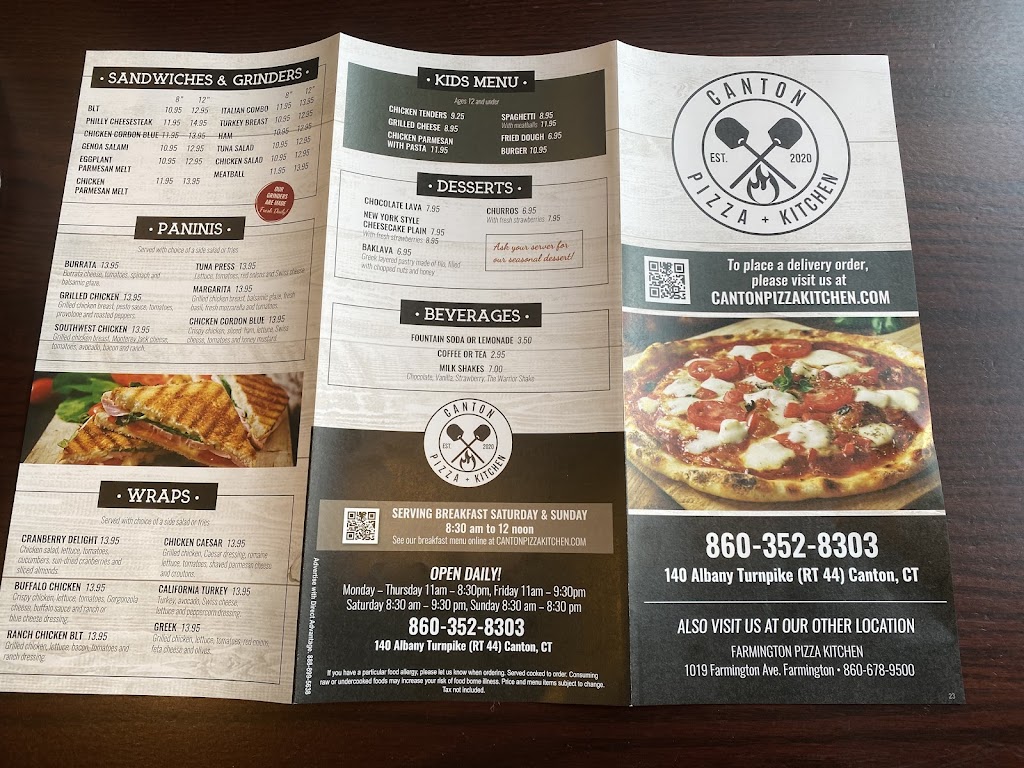 Canton Pizza Kitchen | Canton Valley, Canton, CT 06019 | Phone: (860) 352-8303
