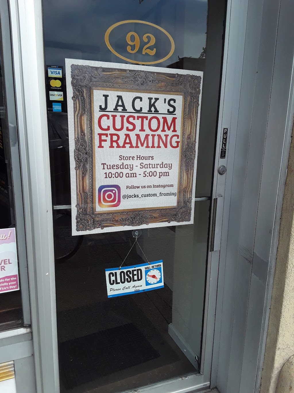Jacks Custom Framing | 92 Covert Ave, Garden City, NY 11530 | Phone: (516) 775-9495