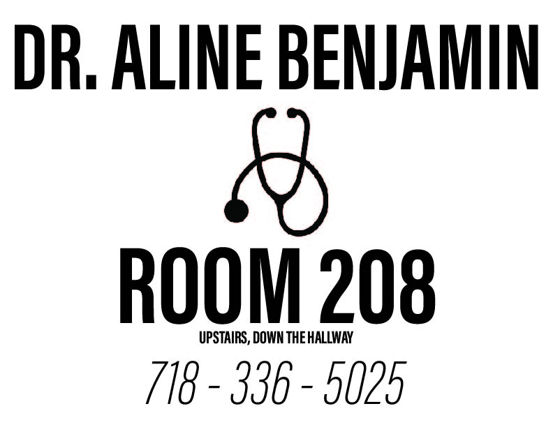 Aline Benjamin, MD | 901 W Park Ave Room 208, Ocean Township, NJ 07712 | Phone: (718) 336-5025