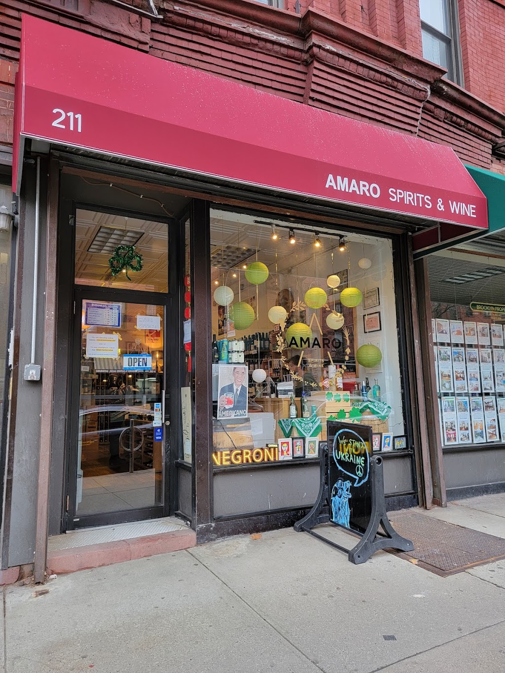 Amaro Spirits & Wine | 211 7th Ave, Brooklyn, NY 11215 | Phone: (347) 689-2660