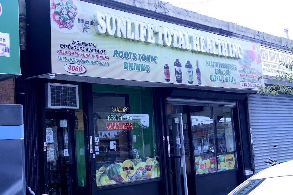 Sunlife Total Health Juice Bar | 4060 White Plains Rd, The Bronx, NY 10466 | Phone: (718) 547-3760
