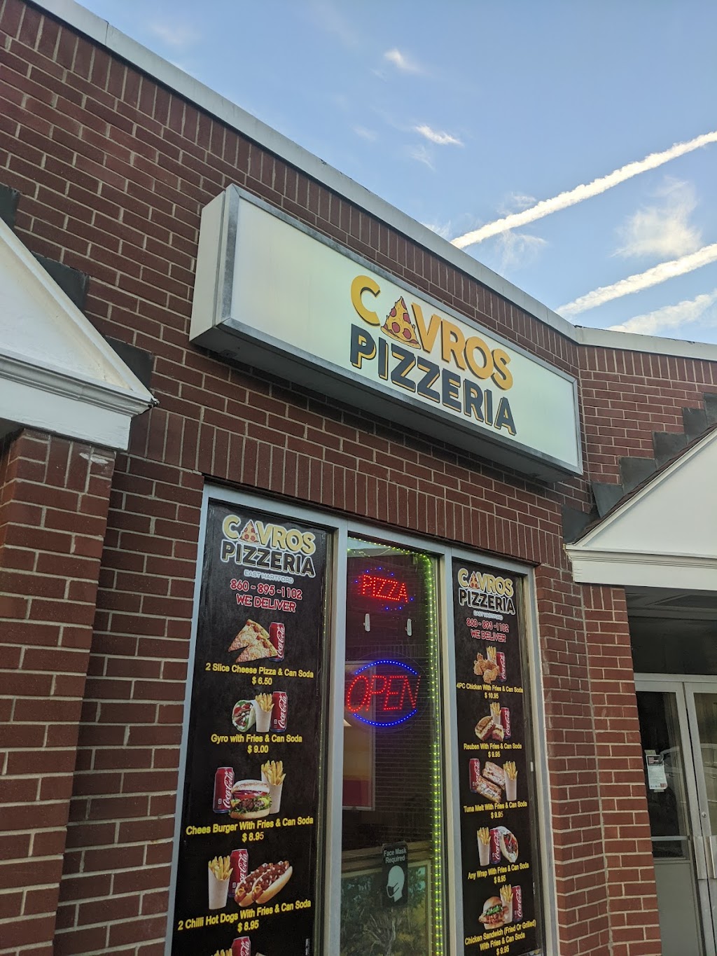 Cavros Pizzeria | 184 Main St, East Hartford, CT 06118 | Phone: (860) 895-1102