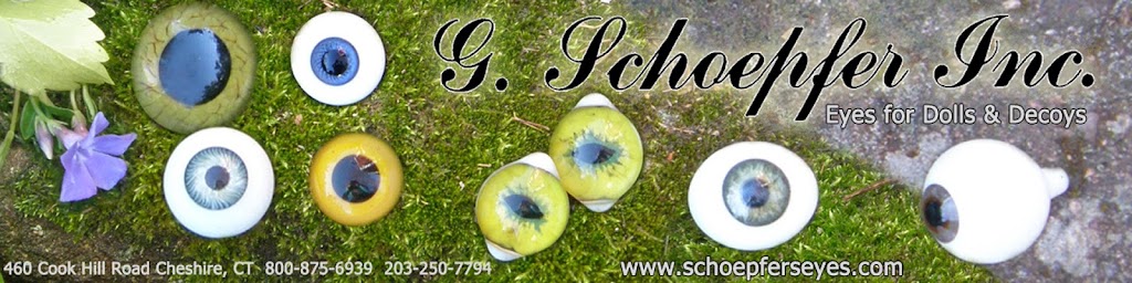 G Schoepfer Inc - Doll Eyes and Decoy Eyes | 460 Cook Hill Rd, Cheshire, CT 06410 | Phone: (203) 250-7198