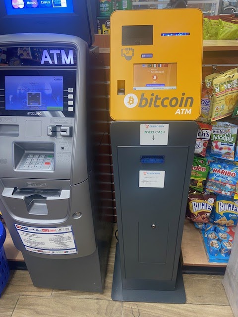 PureCoin Bitcoin ATM | 7000 Boulevard E, West New York, NJ 07093 | Phone: (917) 442-2998