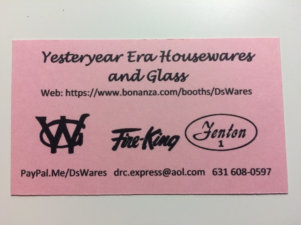 Yesteryear Era Housewares and Glass | 23 N Emerson Ave, Copiague, NY 11726 | Phone: (631) 608-0597