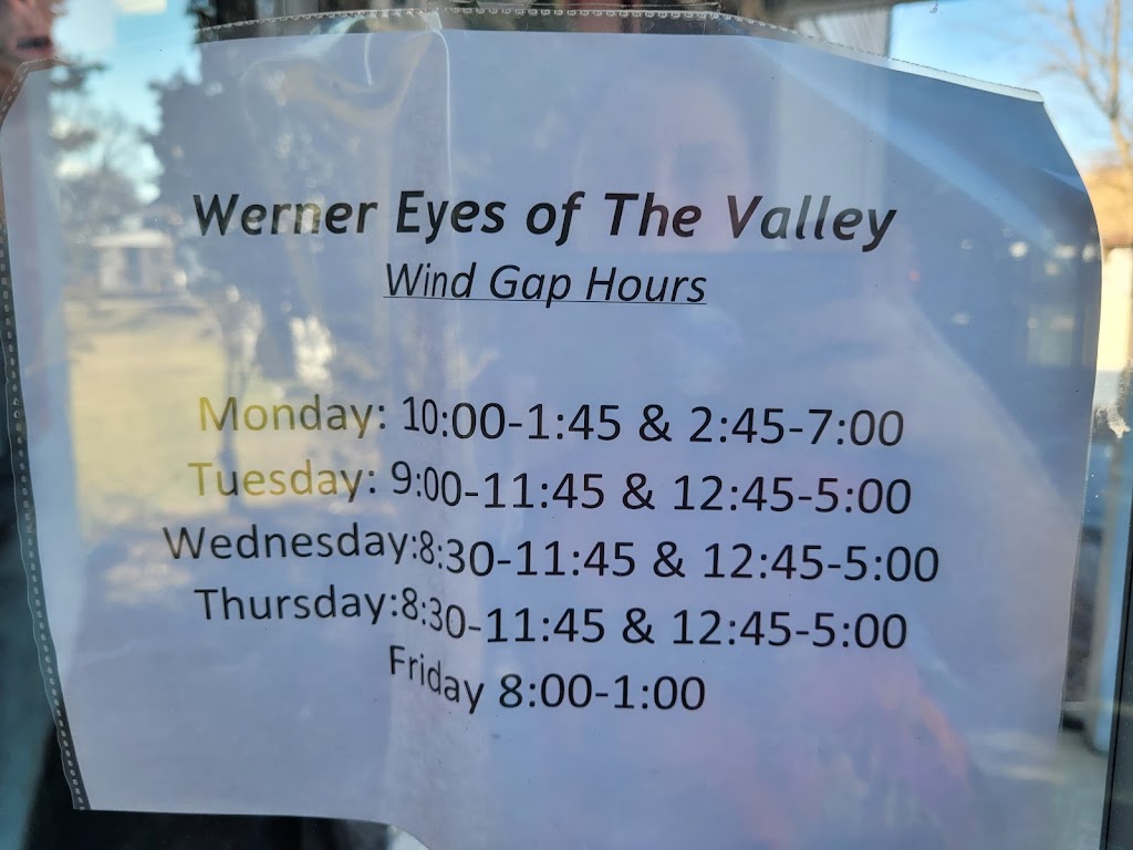 Werner Eyes of the Valley (Wind Gap) | 336 S Broadway, Wind Gap, PA 18091 | Phone: (610) 863-5665